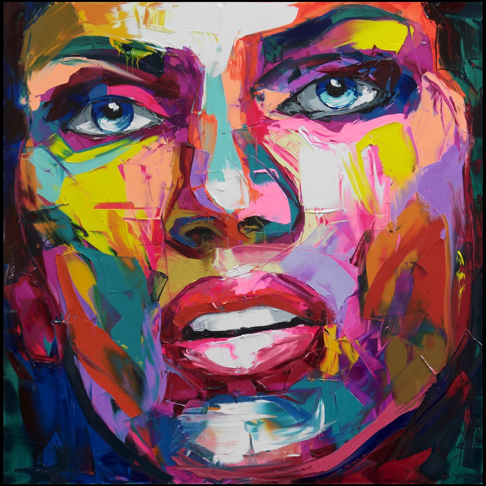 Francoise Nielly Portrait Palette Painting Expression Face140